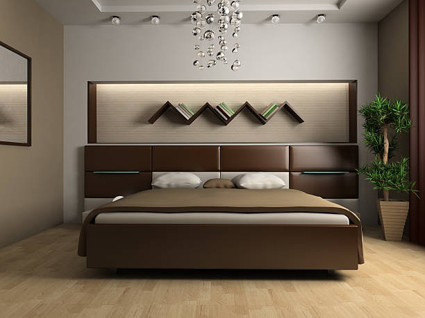 Top Modern Bed Back Wall Decor Ideas