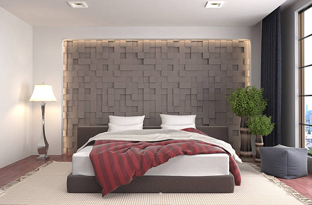 Modern Bed Back Wall Decor Ideas
